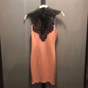 Arden B Pale Blush Bodycon Dress